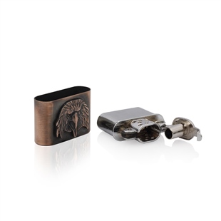 Zekupp Joker Çakmak - Zippo Kartal Başı Tasarımlı Çakmak
