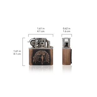 Zekupp Joker Çakmak - Zippo Kartal Başı Tasarımlı Çakmak