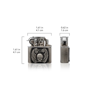 Zekupp Joker Çakmak - Zippo Kuru Kafa Tasarımlı Çakmak