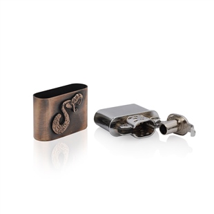 Zekupp Joker Çakmak - Zippo Yılan Tasarımlı Çakmak