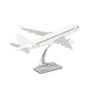 ZekUpp - Maket Uçak, Airbus A320 -200 1/100 - Beyaz ÖZEL TASARIM Model Uçak