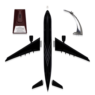 Zekupp - Maket Uçak - Airbus A330-300 1/200 - SİYAH ÖZEL TASARIM Model Uçak