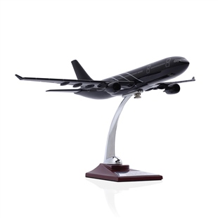 Zekupp - Maket Uçak - Airbus A330-300 1/200 - SİYAH ÖZEL TASARIM Model Uçak