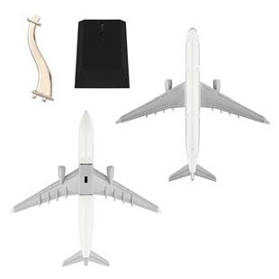 Zekupp - Maket Uçak - Airbus A330-300 1/400 Metal Gövde - BEYAZ ÖZEL TASARIM Model Uçak
