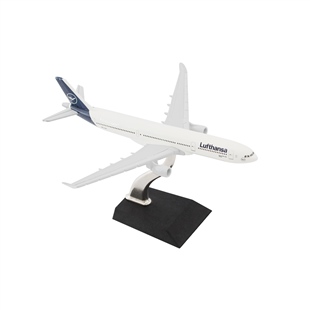 Zekupp - Maket Uçak - Airbus A330-300 1/400 Metal Gövde - LUFTHANSA Tasarım Model Uçak
