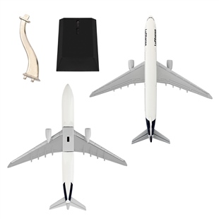 Zekupp - Maket Uçak - Airbus A330-300 1/400 Metal Gövde - LUFTHANSA Tasarım Model Uçak