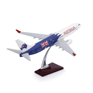 Zekupp - Maket Uçak - Boeing 737-800 1/100 - AVUSTRALYA ÖZEL TASARIM Model Uçak