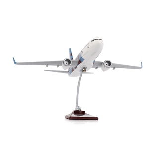 ZekUpp - Maket Uçak - Boeing 737-800 1/100 - BORDO MAVİ TARAFTAR Özel Tasarım Model Uçak