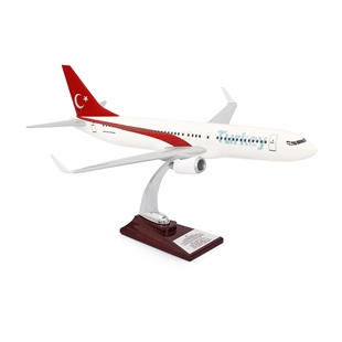 ZekUpp - Maket Uçak - Boeing 737-800 1/100 - TÜRKİYE Özel Tasarımlı Model Uçak