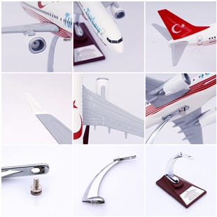Zekupp - Maket Uçak - Boeing 737-800 1/100 - TÜRKİYE ÖZEL TASARIMLI Model Uçak,  Model D