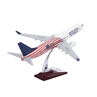 Zekupp - Maket Uçak - Boeing 737-800 1/100 - ABD ÖZEL TASARIM Model Uçak