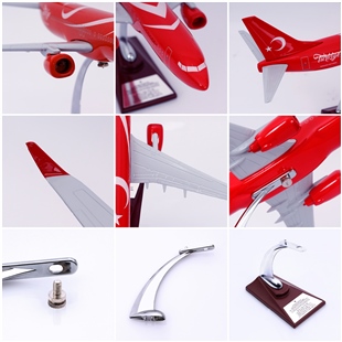 Zekupp - Maket Uçak - Boeing 737-800 1/100 - TÜRKİYE ÖZEL TASARIMLI  Model Uçak, Model C