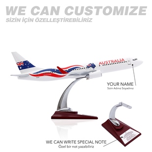 Zekupp - Maket Uçak - Boeing 737-800 1/100 - AVUSTRALYA ÖZEL TASARIM Model Uçak