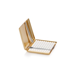 Zekupp Metal Sigara Tabakası Sandık Set Altın