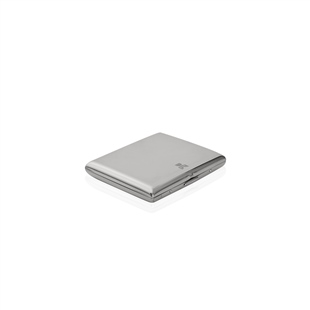 Zekupp Metal Sigara Tabakası Sandık Set Gümüş