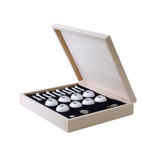 Zekupp Profesyonel 8 Golf Topu 10 Tee İşaretleyici ve Şapka Klipsli Ahşap Kutu Golf Seti