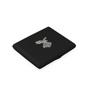 Zekupp Siyah Harley-Davidson Metal Sigara Tabakası