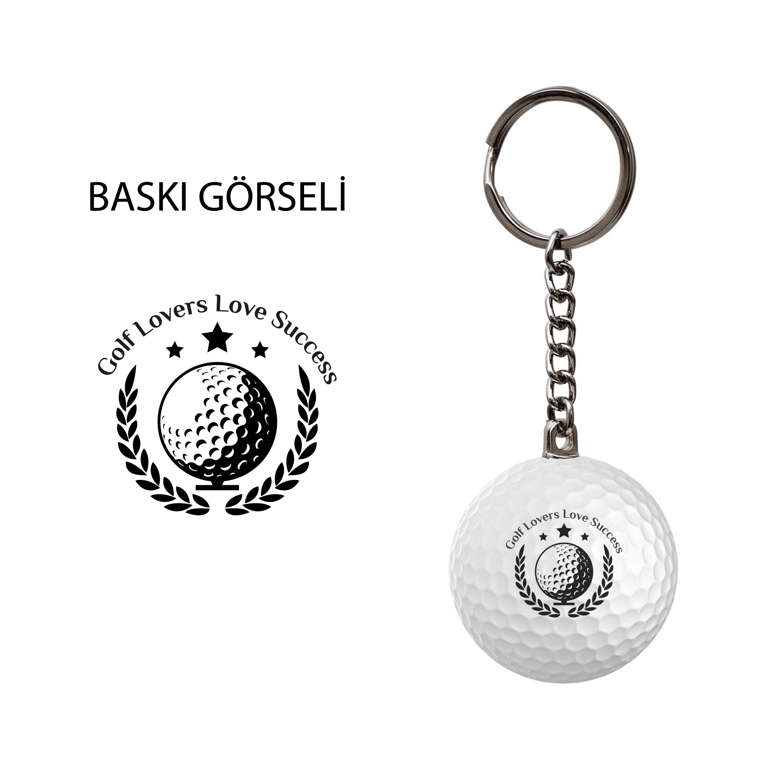 GFA0016Zekupp Golf Topu El Yapımı Hediyelik Anahtarlık Lovers  