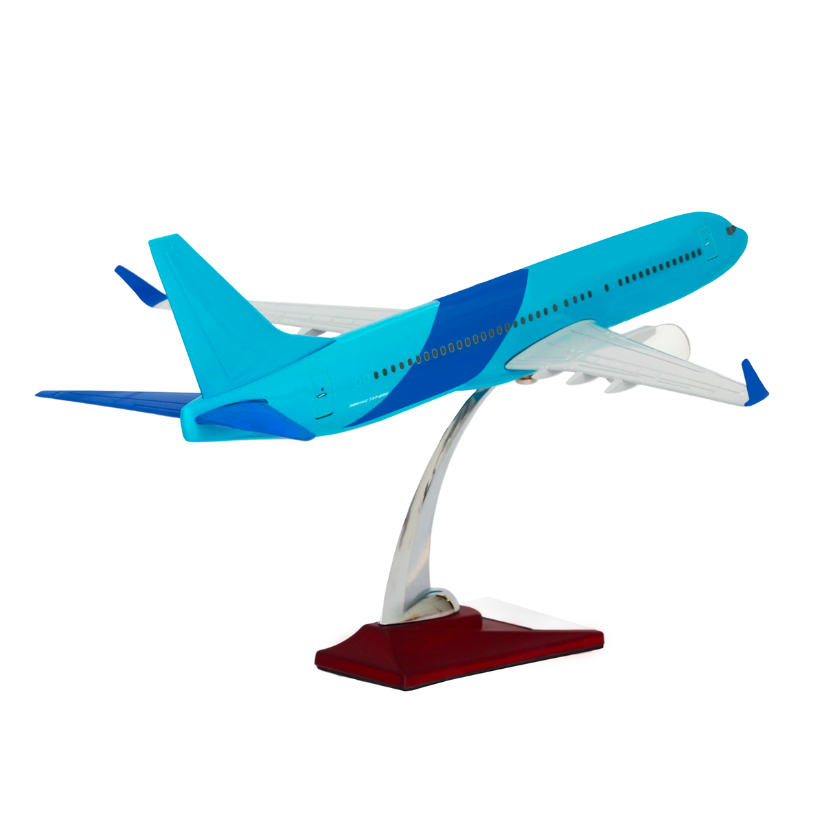 UCK0146Zekupp Boeing 737-800 1/100 Ölçek Mavi Tasarımlı Maket Uçak
