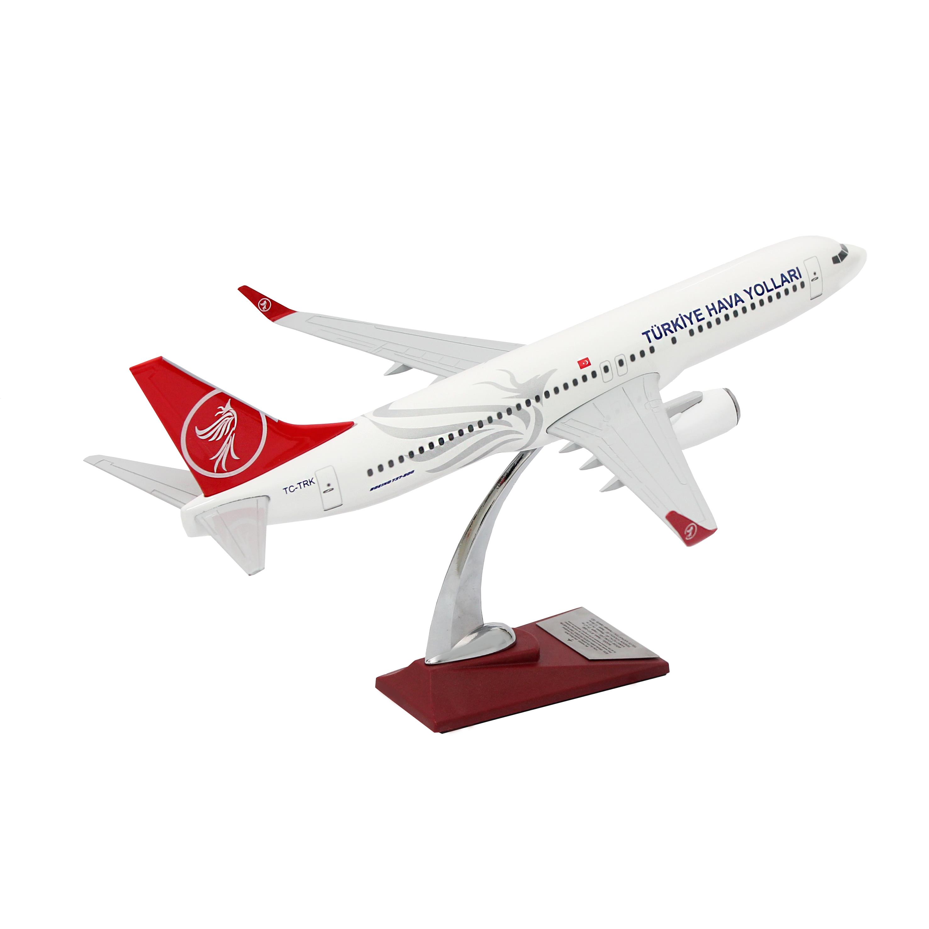 Zekupp Boeing 737-800 1/100 Ölçek Türkiye Hava Yolları Tasarımlı