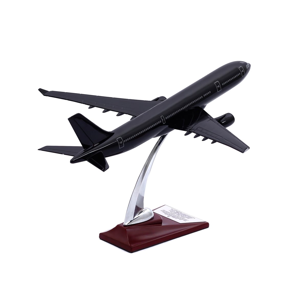 Zekupp - Maket Uçak - Airbus A330-300 1/200 - SİYAH ÖZEL TASARIM Model Uçak
