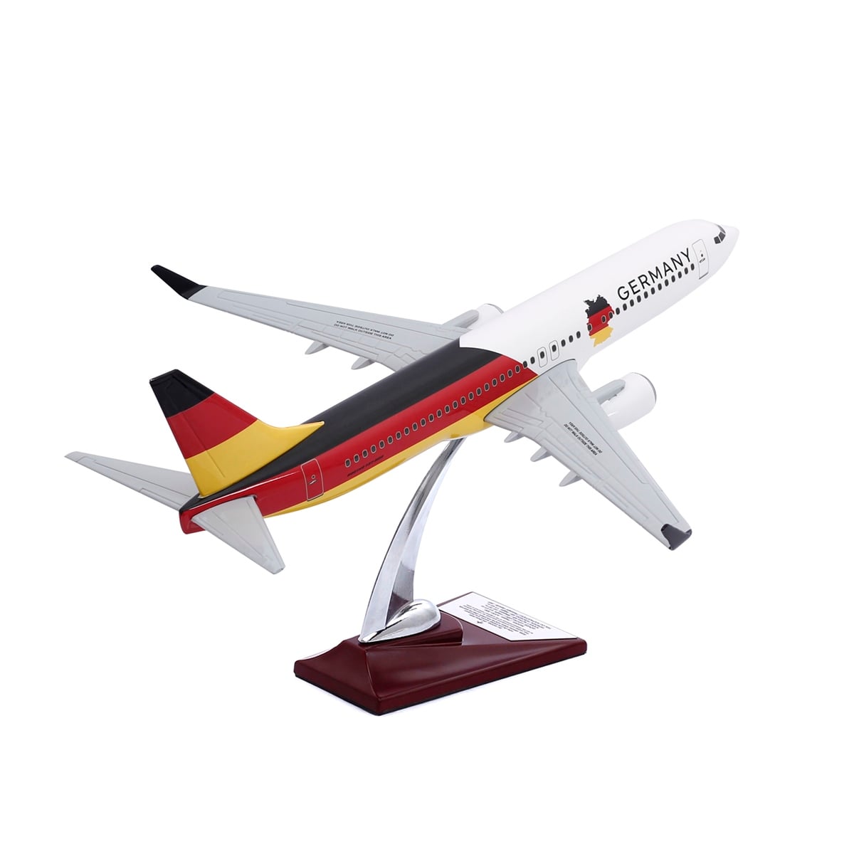 Zekupp - Maket Uçak - Boeing 737-800 1/100 - ALMANYA ÖZEL TASARIM Model Uçak