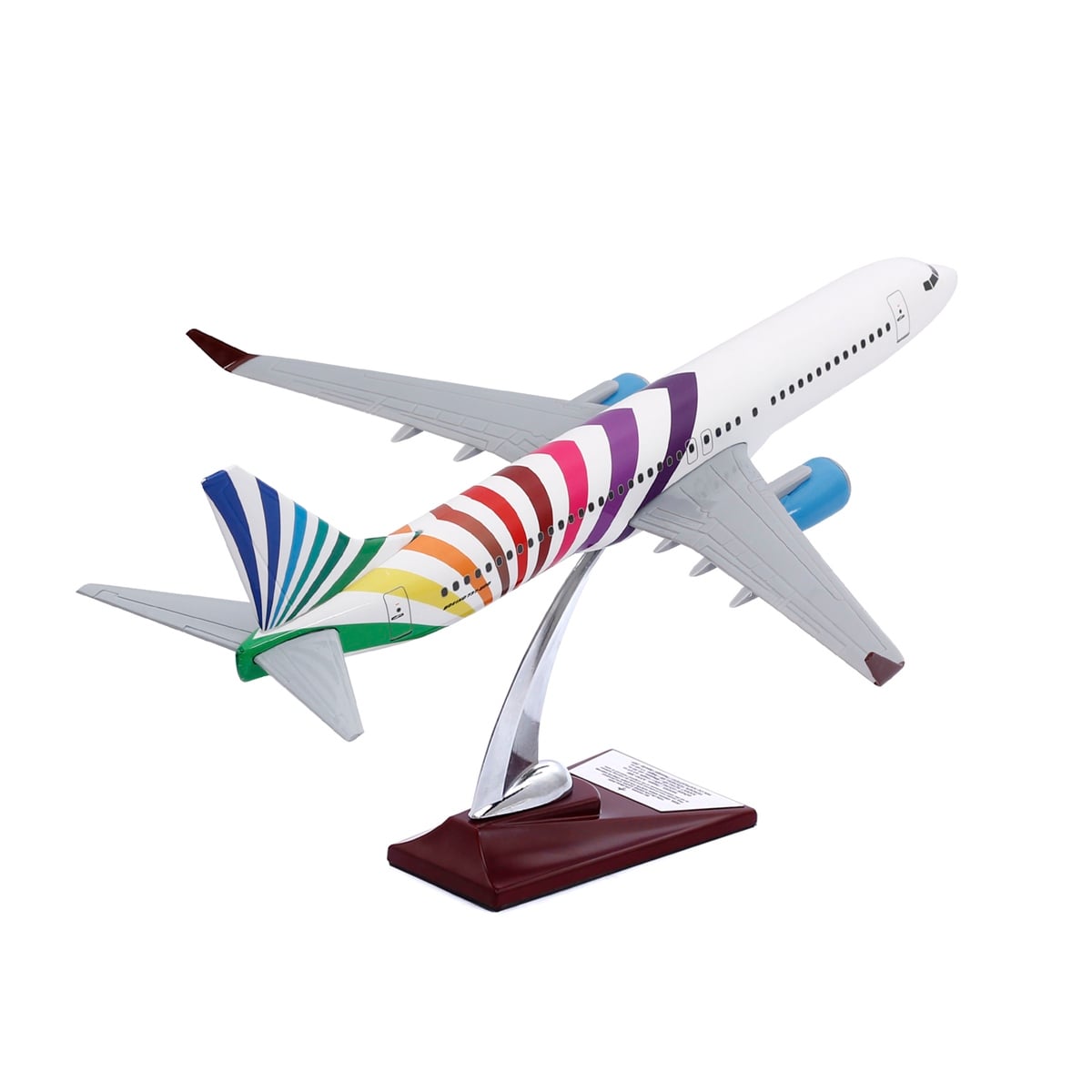 Zekupp - Maket Uçak - Boeing 737-800 1/100 - RENKLİ ÖZEL TASARIM Model Uçak