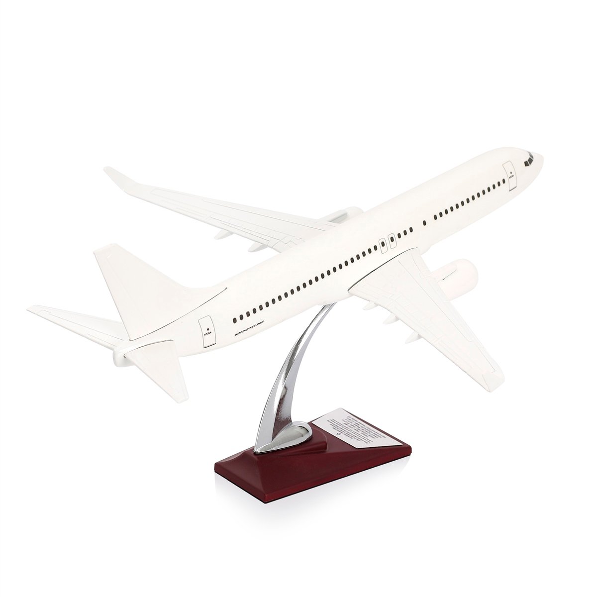 Zekupp - Maket Uçak - Boeing 737-800 1/100 - BEYAZ ÖZEL TASARIM Model Uçak