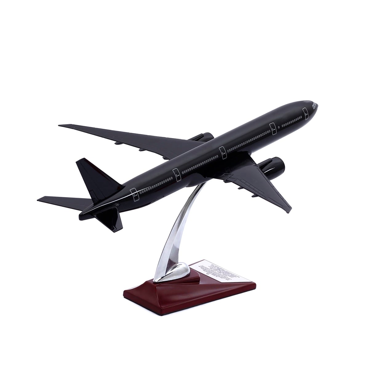 Zekupp - Maket Uçak - Boeing 777-300 1/200 - SİYAH ÖZEL TASARIM Model Uçak