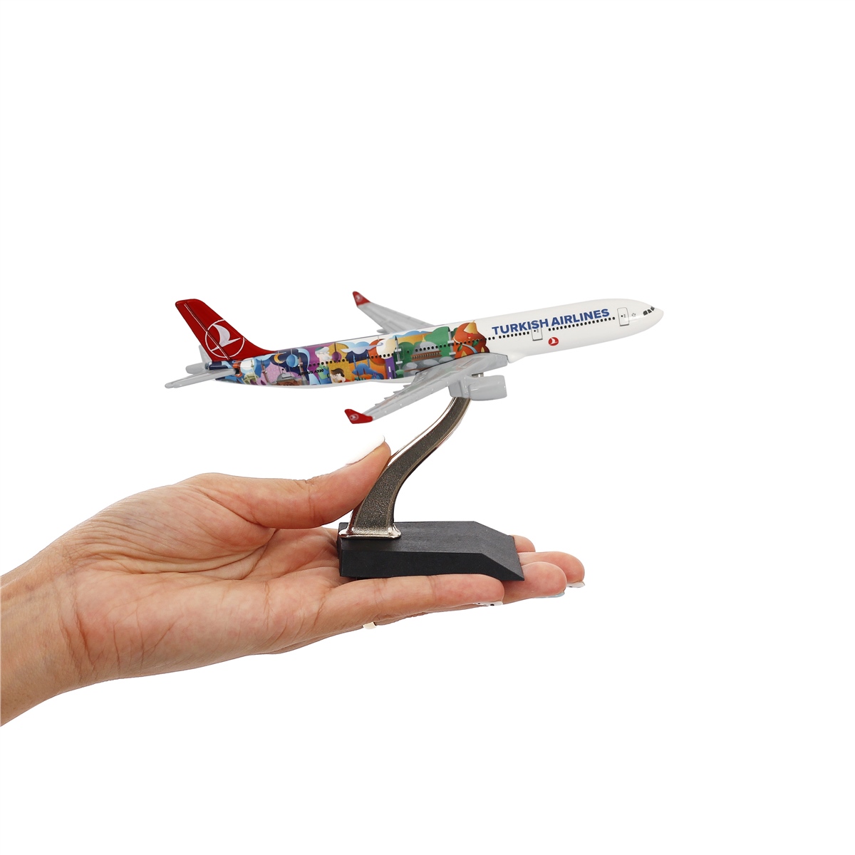 ZekUpp - Maket Uçak THY LİSANSLI - Airbus 330-300 1/400 METAL -  İSTANBUL TASARIMLI Model Uçak