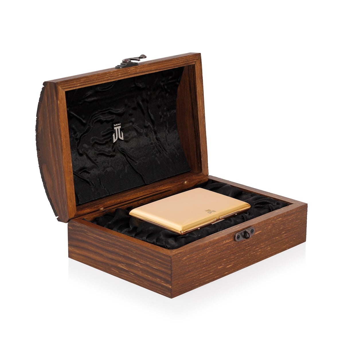 Zekupp Metal Sigara Tabakası Sandık Set Altın