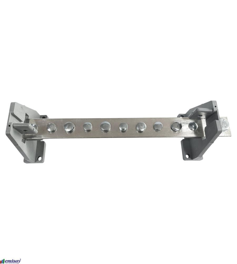 1 KUTUP - 400A (1/8 SKP,Giris-Çikisli ) KALAYLI BAKIR BARA (30x5mm)