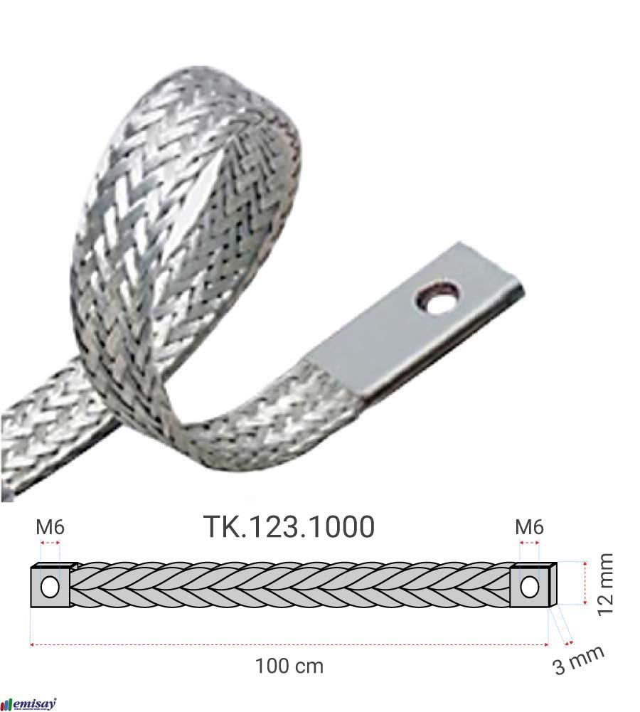 (12x3-1000)mm M6 TOPRAKLMA KABLOSU