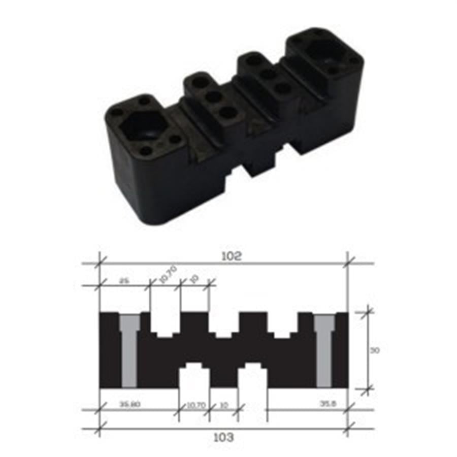 1X2F & 1X3 F PLASTIK TARAK IZOLATÖR