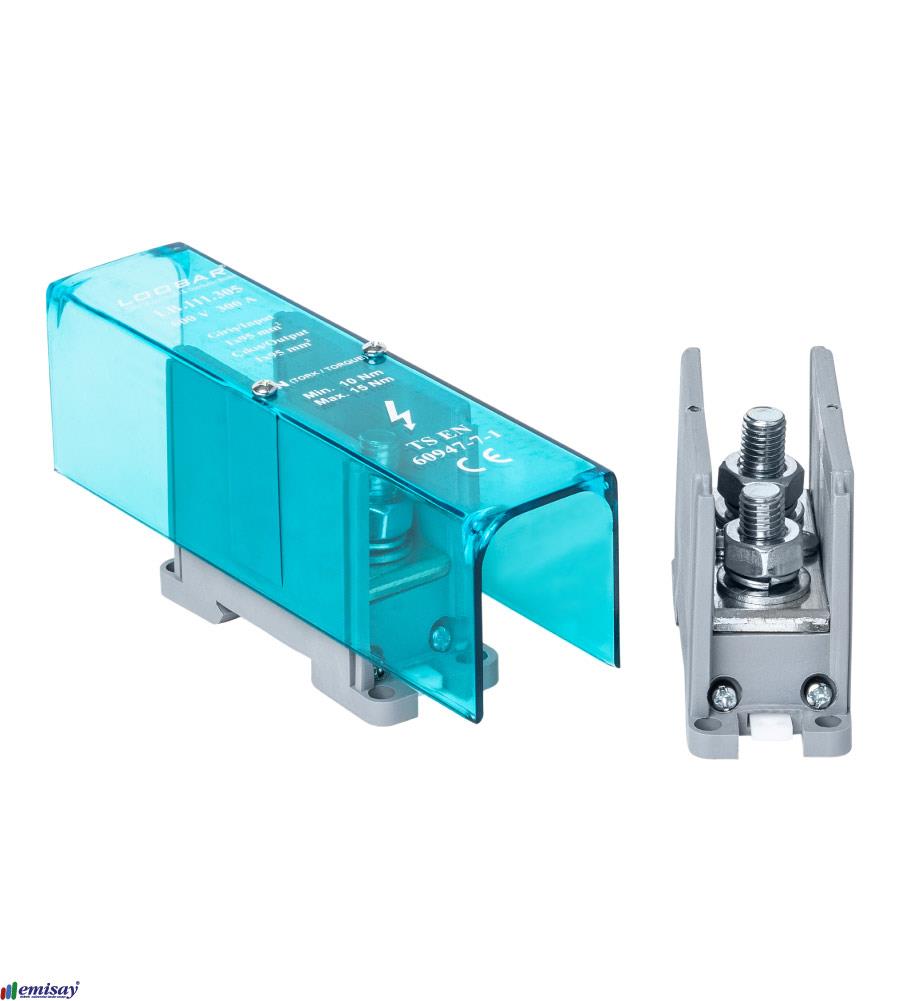 1x95mm² SKP, GIRIS-ÇIKIS EK KLEMENS 300A, VIDALI KAPAKLI