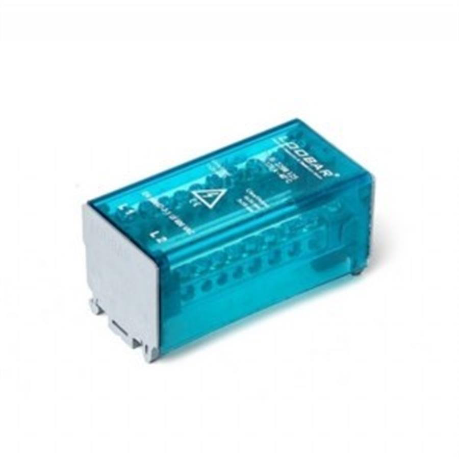 2 KUTUP - 10 DELİKLİ - 125A DAĞITICI (1x25mm² + 6x16mm² + 3x10mm²)
