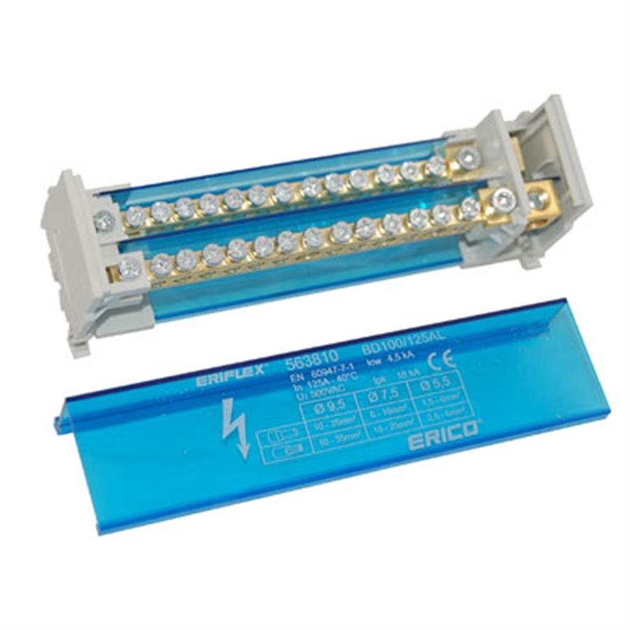 2 KUTUP - 15 DELIKLI - 125A DAGITICI  (1x35mm² + 11x6mm² + 3x25mm²)