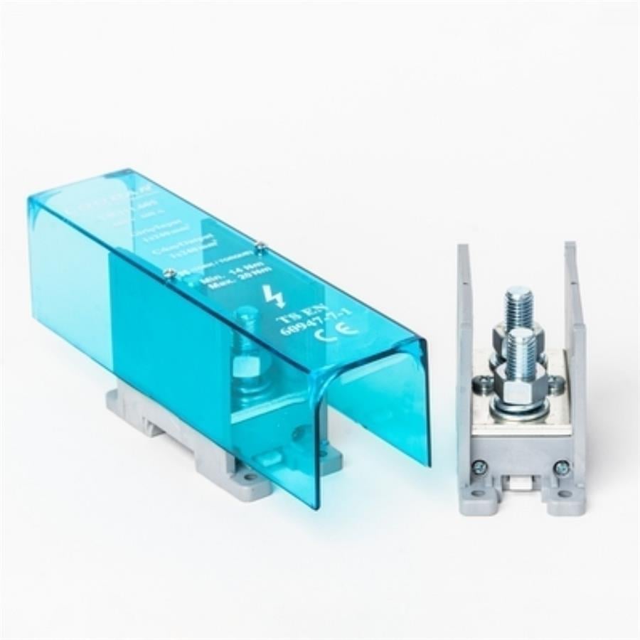 2X240mm² SKP, GIRIS-ÇIKIS EK KLEMENS 800A, VIDALI KAPAKLI