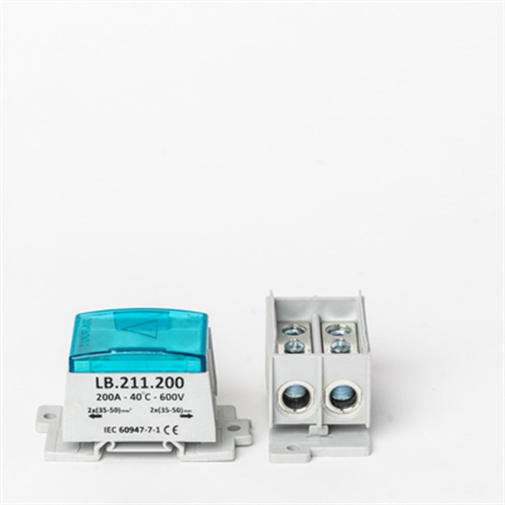 2x50mm² GIRIS-ÇIKIS EK  KLEMENS 200A