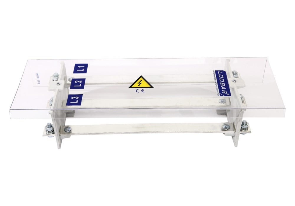 3 KUTUP - 400A (1/ SKP, Giris) DELIKSIZ BAKIR BARALI DAGITICI 45 CM