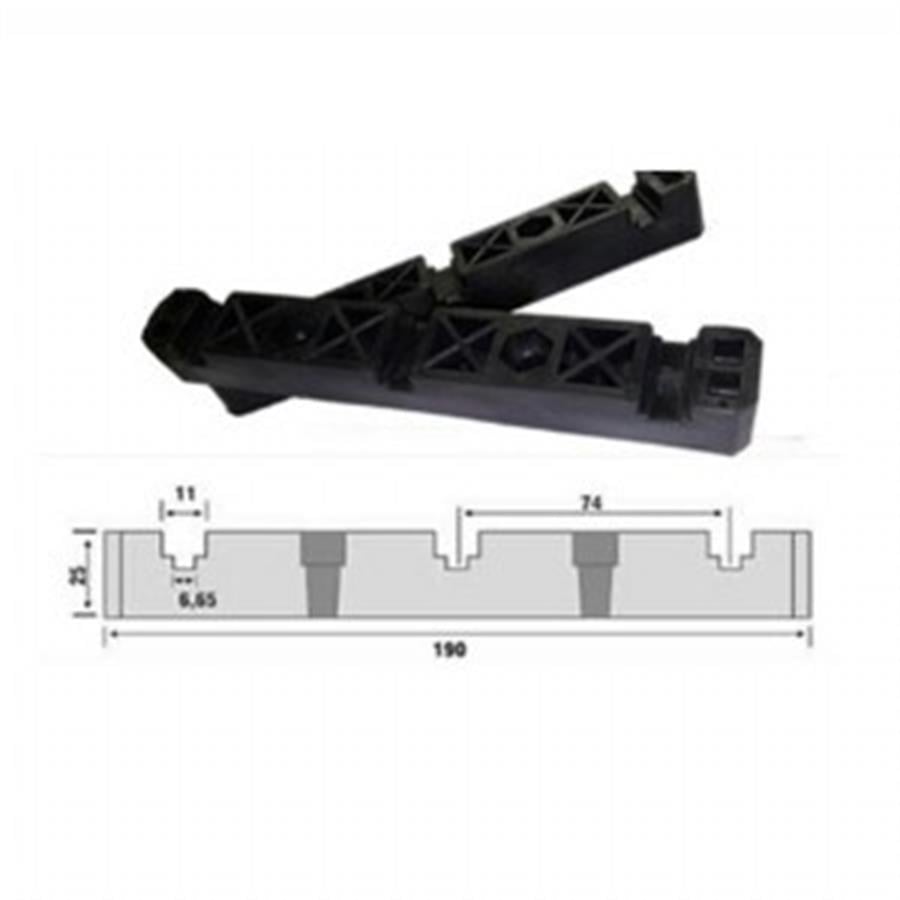 3X1F  PLASTIK TARAK IZOLATÖR