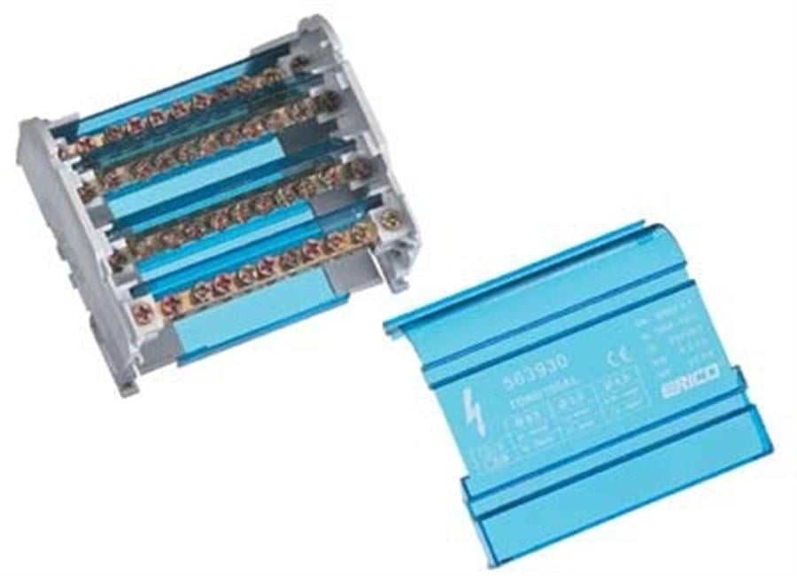 4 KUTUP - 11 DELIKLI - 100A  DAGITICI (2x25mm² + 5x6mm² + 4x4mm²)