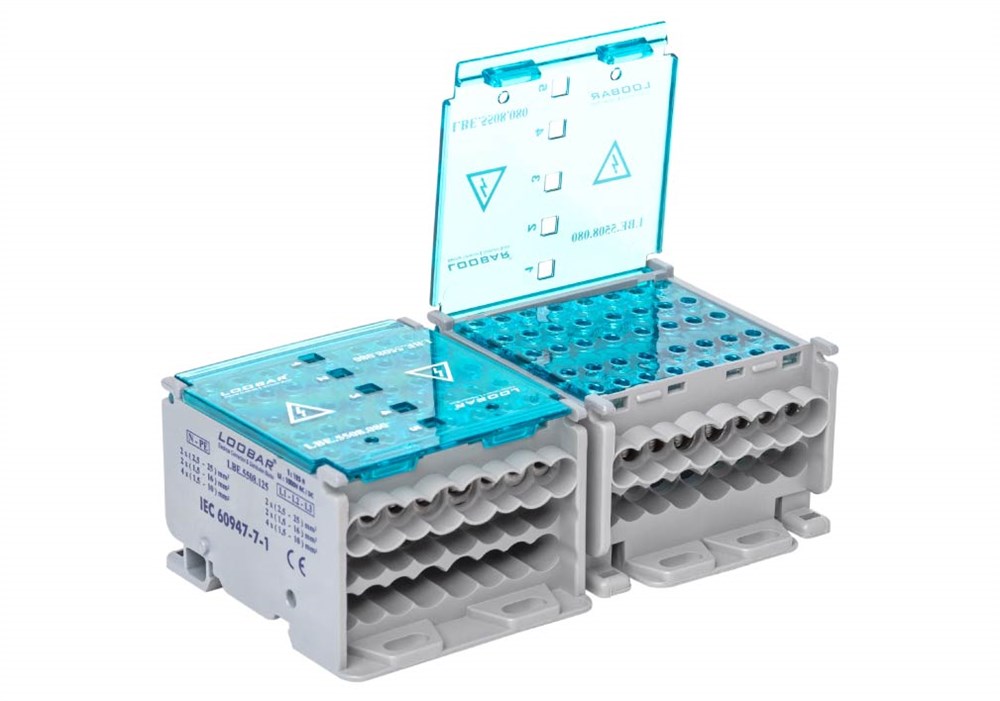 4 KUTUP - 8 DELIKLI - 125A  TAM KAPALI DAGITICI (2x25mm² + 2x16mm² + 4x10mm²)