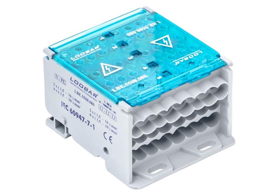 4 KUTUP - 8 DELIKLI - 80A  TAM KAPALI DAGITICI  (2x16mm² + 6x10mm²)