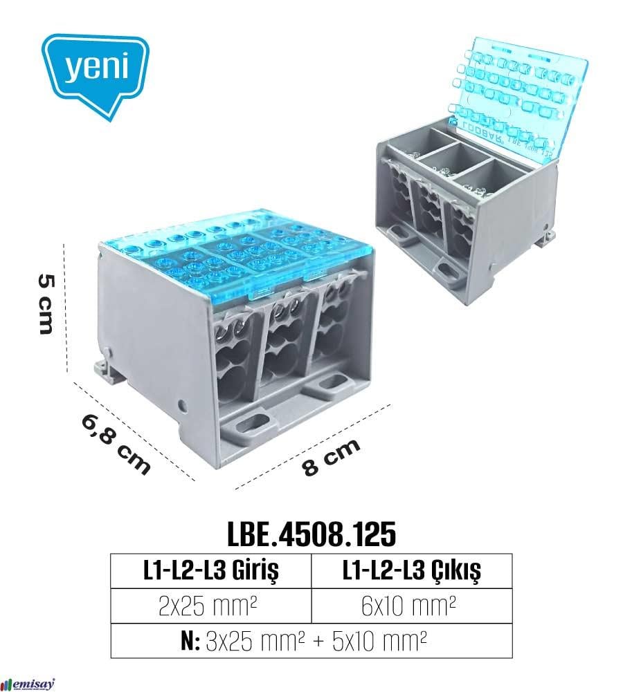 4 KUTUPLU 125 AMPER KOMPAKT SET(YENI)
