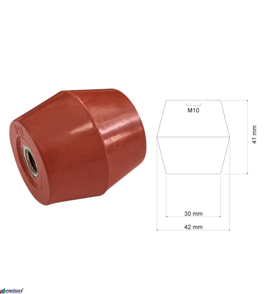 (40x40)mm M10 FIÇI 2S IZOLATÖR