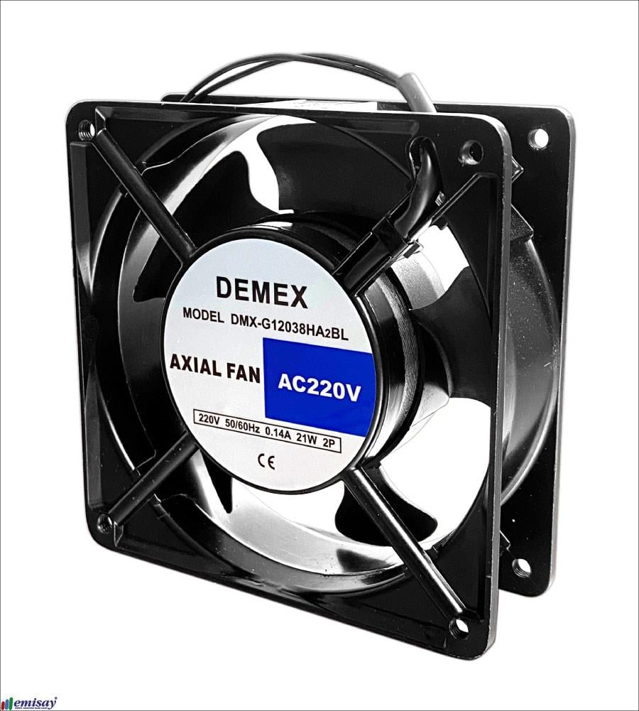 SALZER (120x120x38) FAN RULMANLI PLASTIK KANATLI 220V