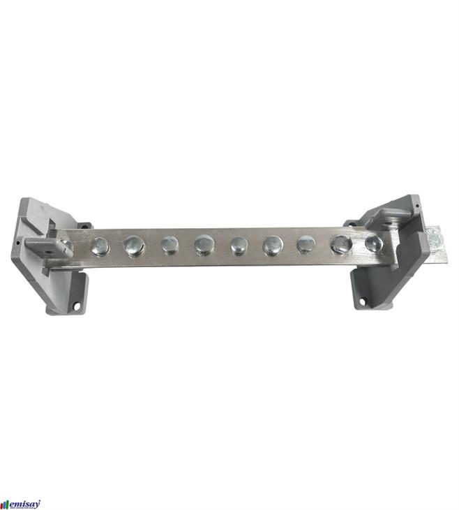 1 KUTUP - 600A (1/8 SKP,Giris-Çikisli ) KALAYLI BAKIR BARA 2x(30x5mm)