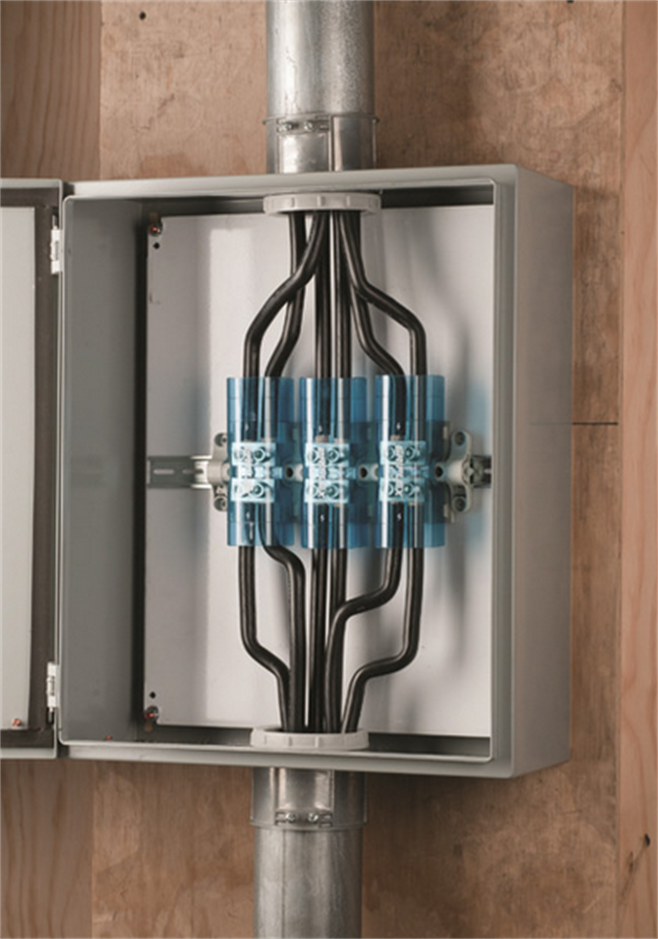 2x50mm²   GIRIS-ÇIKIS EK KLEMENS 350A