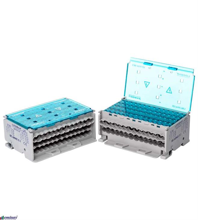 3 KUTUP - 14 DELIKLI - 125A  TAM KAPALI DAGITICI  (4x25mm² + 2x16mm² + 6x10mm² +  2x6mm)